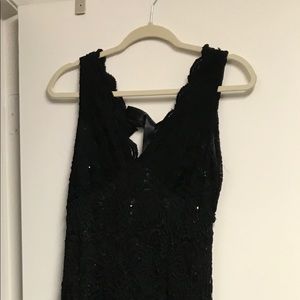 Black formal dress